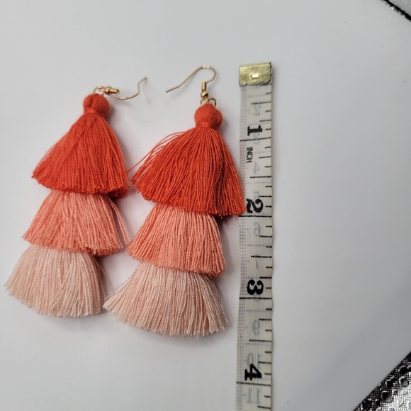 Coral Teasel earrings - Picture 7 of 7